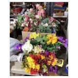 Large lot of Artificial Flowers