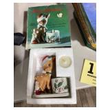 Mascot 1978 Ceramic Reindeer Candle holder like