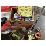 Kitchen, items and advertising tins lot