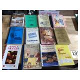Cookbook and commemorative cookbook lot