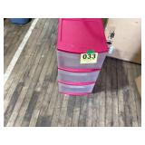 Plastic three drawer storage container