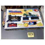 Plastic toy train set