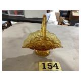 Jeanette glassware, basket