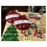 Christmas decoration lot. All of it looks to be