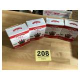 Four boxes of multicolor mini lights, Christmas