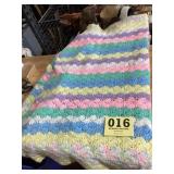 Nice Large Handmade Crocheted Throw