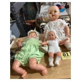 Lot of 3 Older Dolls