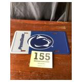 Metal Penn State license plate