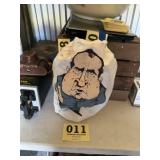 And inflatable Richard Nixon punching bag