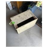 Vintage wooden shipping crate