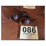 Vintage wooden tops