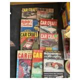 Vintage car and hot rod magazines