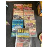 Vintage car and hot rod magazines