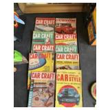 Vintage car and hot rod magazines