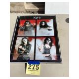 Framed kiss poster