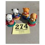 Wind up coffee cup toys