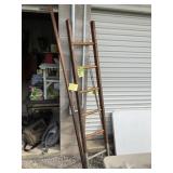 6 foot wooden ladder