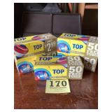 Five boxes top cigarette machine tubes