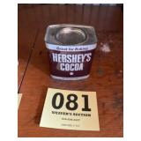 Hersheyï¿½s cocoa tin