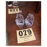 Smiling/baby Buddha crystal figurines