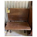 Vintage childrenï¿½s school bench