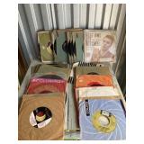 Vintage 45 records lot