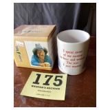 Humorous coffee mug