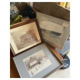 Vintage framed photographs