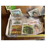 Vintage cigar box stickers