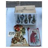 Hand painted Christmas ornaments & decorations