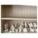 Unfinished ceramic nativity set