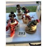 Christmas Snowmen decorations