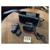 Small handheld camcorder, which did power up