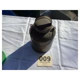 Early metal 1 gallon milk can or pail carry style