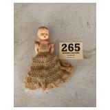 Vintage Doll with handmade dress