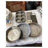 Vintage Tin Kitchen Items