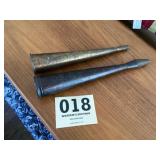 Two early toy noisemakers