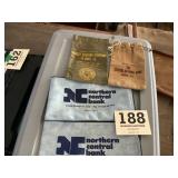 Old bank bags lot two are from Muncy PA