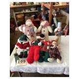 Lot of Christmas Snowmen
