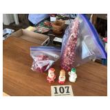 Vintage holiday candle lot