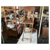 Antique babies highchair, possibly convertible