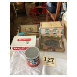 Vintage Cigar Boxes & Tin