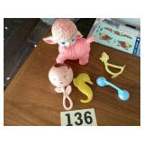 Vintage baby toys lot