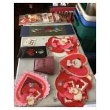 Lot of Valentine Decorations and books