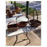 Lot of 3 Vintage Woven Baskets