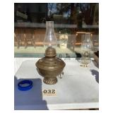 Vintage B&H Radiant Brass Oil Lamp