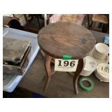 Early wooden oak plant stand