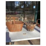 Lot of 2 Woven Baskets