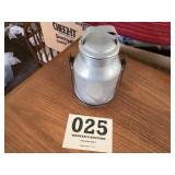 Small hand carry milk pail