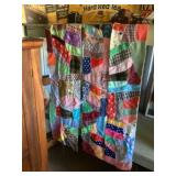 Vintage unfinished quilt strips